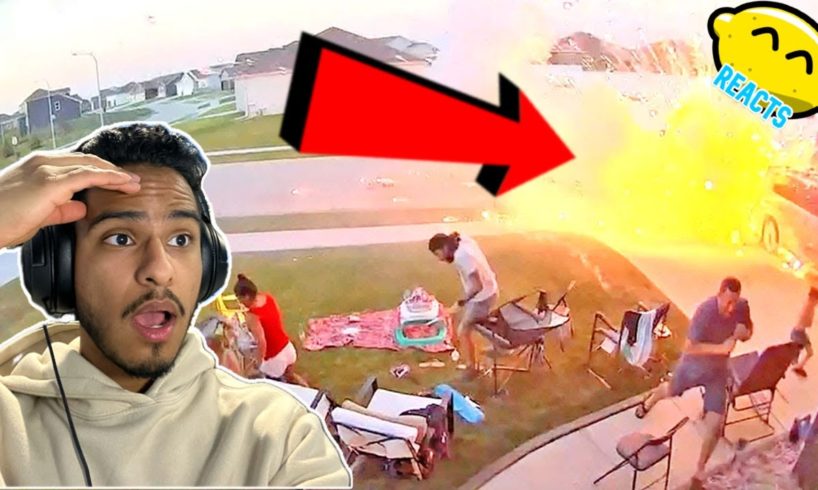 REACTING TO NEAR DEATH MOMENTS CAUGHT ON CAMERA!!!