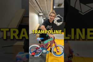 SIX WAYS TO USE A BIKE ON TRAMPOLINE 😳