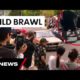 Shocking brawl erupts at Canberra’s Summernats motorsport festival | 7 News Australia