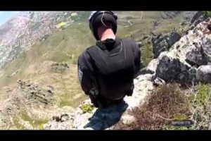 Sh*t  Guy With Wingsuit Crashes Into Mountains