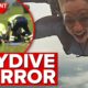 Terrifying moment skydiver's parachute fails to open | A Current Affair