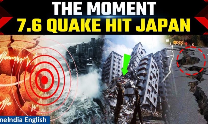 Watch | The moment when Japan was Hit by Strong Earthquakes: Tsunami Warnings Issued | Oneindia