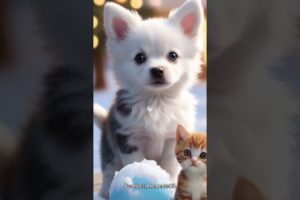 cute puppies and kittens 😻🐶#shorts #shortvideo #pets #shortsfeed