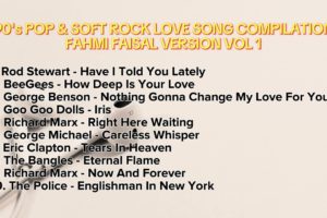 90's Pop & Soft Rock Love Song Compilation Fahmi Faisal Version Vol 1