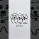 Cute Puppies Drawing 🐶🐶🐶❣️#art #cute #youtubeshorts #trending
