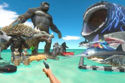 FPS Avatar Rescues Sea Monsters and Fights Reptiles and Primates - Animal Revolt Battle Simulator