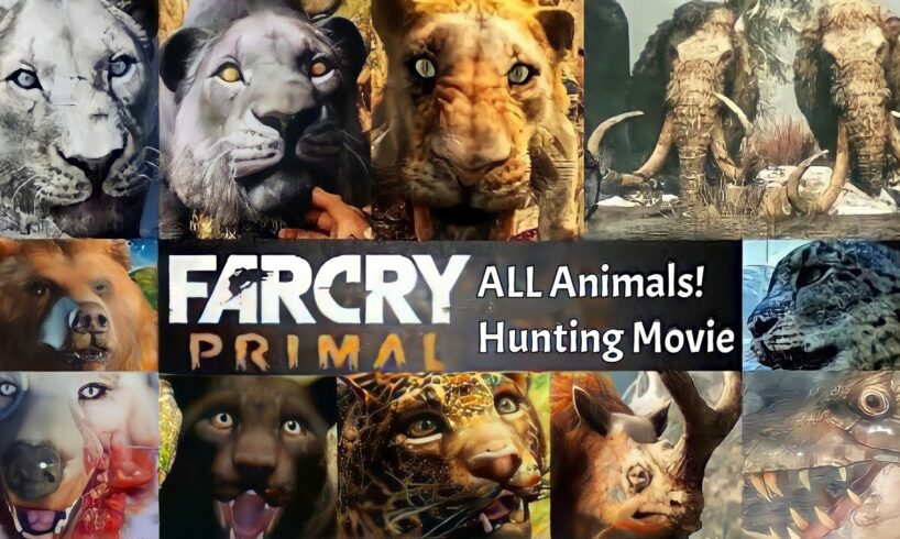 Far Cry Primal ALL Animals - Far Cry Primal Animal Fights & Hunting