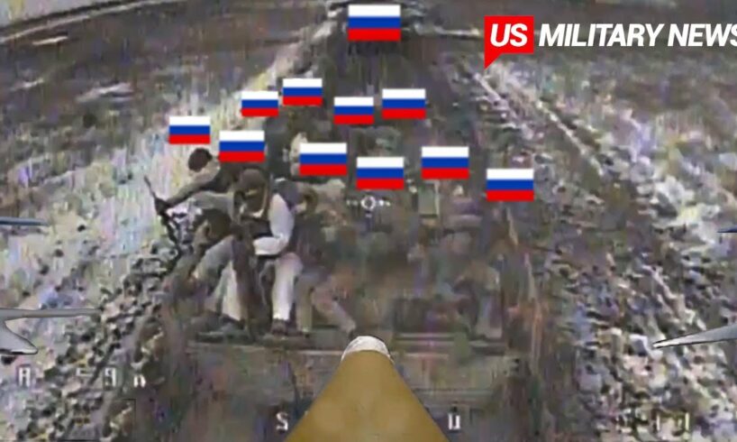 Horrifying Moments! How Ukrainian FPV Drones Are Taking Out Russian Main Battle Tanks