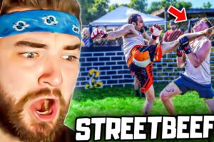 KingWoolz Reacts to STREETBEEFS INSANE FIGHTS AGAIN!!