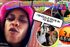 MARDI GRAS TAKEOVER PT. 2 💜💛💚 I GOT INTO A FIGHT ON BURBON STREET💥😳