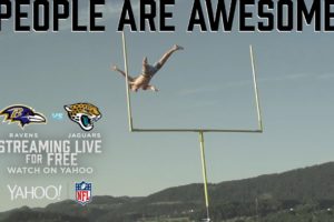 People Are Awesome: Flip & Catch and Human Field Goals | Ravens vs. Jaguars Stream on Yahoo | Jukin