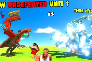 SHINCHAN New Undefeated Unit vs THOR HYDRA in Animal Revolt Battle Simulator TERROR with CHOP