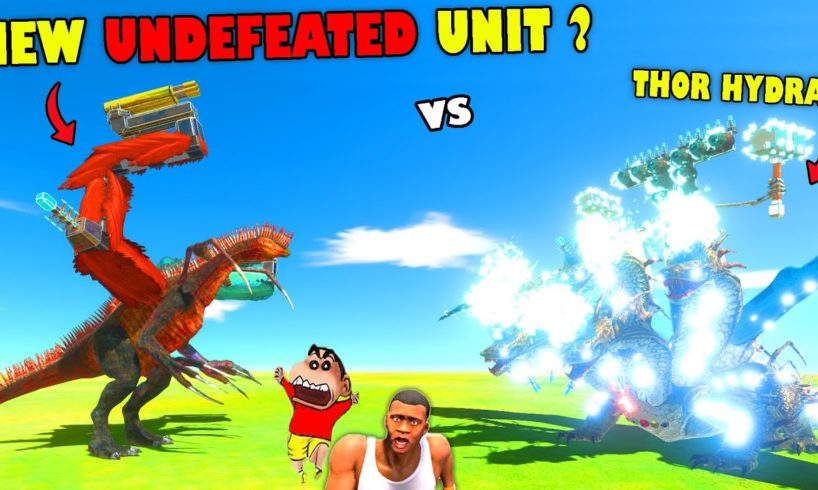 SHINCHAN New Undefeated Unit vs THOR HYDRA in Animal Revolt Battle Simulator TERROR with CHOP