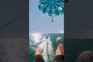 Soccer While Parasailing | People Are Awesome