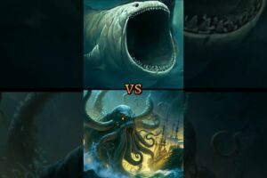 THE BLOOP VS GAINT OCTOPUS, SHARK,  GAINT SQUID🥶👿 #animals #fight #shorts #viral #shortvedio #trend