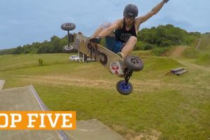 TOP FIVE: Windsurfing, Mountain Boarding & Juggling | PEOPLE ARE AWESOME 2017