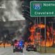 Tanker truck loses control, goes over bridge and bursts into flames on State Route 8; driver dead