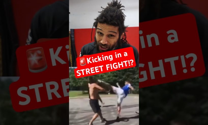 The BEST WAY To Use KICKS In Street Fights! #mma #mmafight #ufc #kicking #kickboxing #fightskills