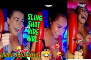 slingshot ride | slingshot ride girl 🤪😋 funny video 😹 slingshot bra 😂 slingshot meme part #40