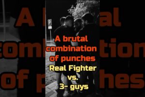 A brutal combination of punches.Street Fights and Knockouts Combination. #fight #selfdefence#fighter