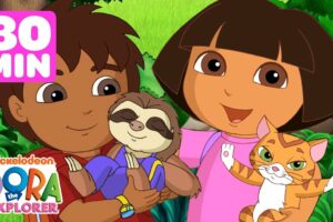 Dora the Explorer's Baby Animals Rescues & Adventures! 🐱 80 Minute Compilation | Dora & Friends