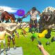 FPS Avatar Rescues Aquaman and Thanos and Fights Giant Reptiles - Animal Revolt Battle Simulator