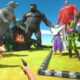 FPS Avatar Rescues Dragon Ball and Titans and Fights Kaiju Monsters - Animal Revolt Battle Simulator