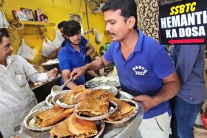 Hyderabad Most Famous Hemanth Dosa | Most Popular Street Breakfast in Hyderabad