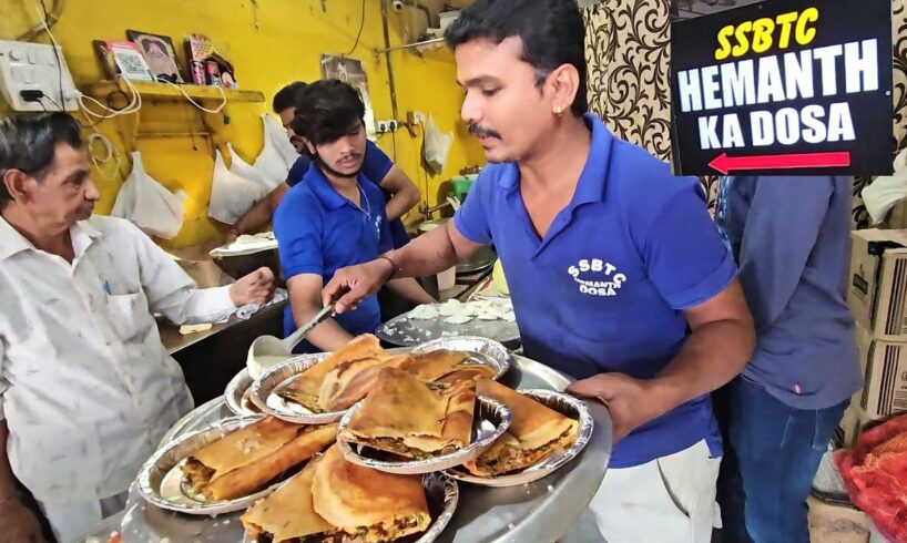 Hyderabad Most Famous Hemanth Dosa | Most Popular Street Breakfast in Hyderabad