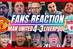 MAN UTD & LIVERPOOL FANS REACTION TO MAN UNITED 4-3 LIVERPOOL | FA CUP