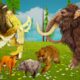 Monster Lion vs Mammoth | Cow Saved By Woolly Mammoth | Animal Fights | Wild Life Animals