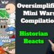 Oversimplified Mini Wars Reaction Compilation