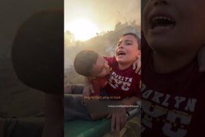 Palestinian brothers from Gaza thank paramedics for their rescue