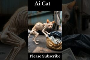 Poor Cat Rescue 🥺😥😭 #shorts #cat #catlover #kitten #ai #ytshorts #youtubeshorts #funnycats #short