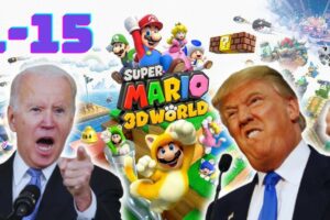 Presidents Play Super Mario 3D World 1-15 (COMPILATION)
