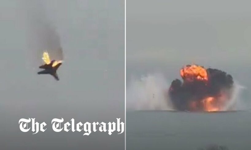 Russian jet crashes into the Crimean port of Sevastopol