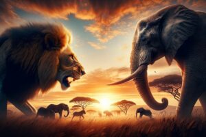 WHO WILL WIN PART 1| ANIMAL FIGHTS (Lions 🦁 vs. Elephants 🐘) #animals #vs #fight #lion #elephant