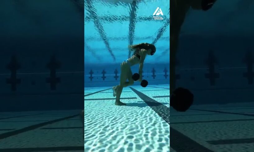 Walking 50 Meters Underwater #shorts