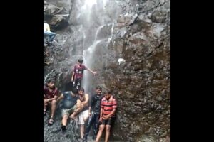 Waterfall accident plz dont try that