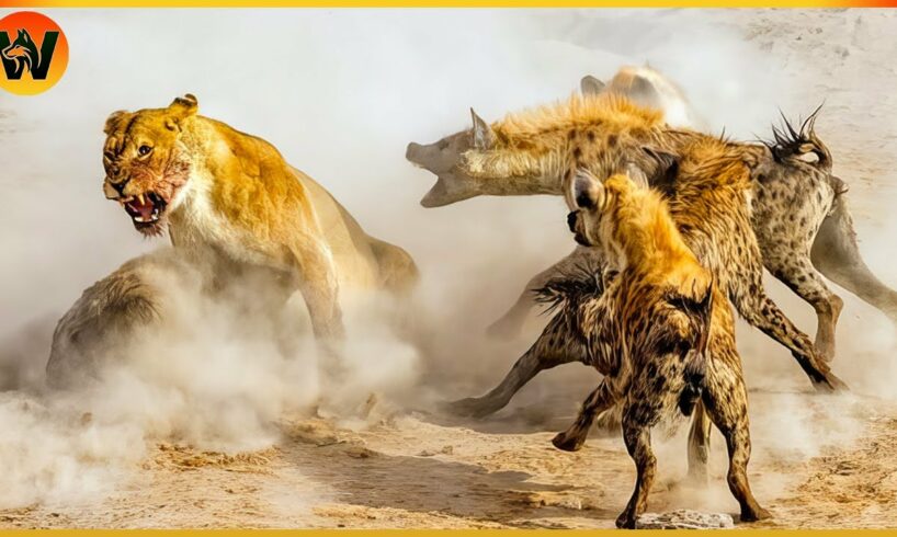 15 Crazy Moments! Hyena Vs Lion Fight To The Last Breath Part 2 | Animal World