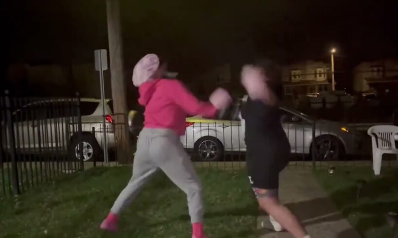 Hood Girl Street Fights