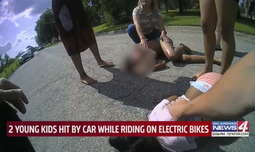 2 children hit by car while riding electric bikes