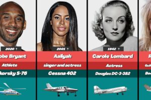 ✈️  70 Famous People Who Tragically DIED In Plane Crashes