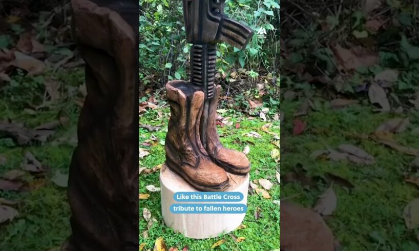 @drenthdesign carving can make a fallen tree into a masterpiece of art!
