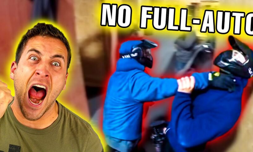 Airsoft Player Gets Body Slammed In CRAZY Fight