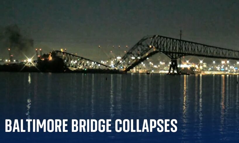 Bridge collapses in Baltimore - mass casualty event declared