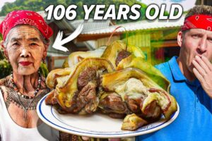 Eating Philippines Rotten Pork Delicacy with Apo Whang Od!!