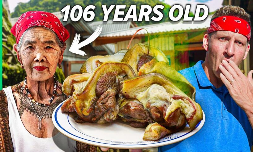 Eating Philippines Rotten Pork Delicacy with Apo Whang Od!!