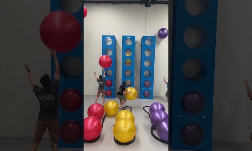 Exercise Ball Racing Is AWESOME 🔴🟡🟣