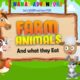 Farm Animals Food They Eat | Nana's Adventure